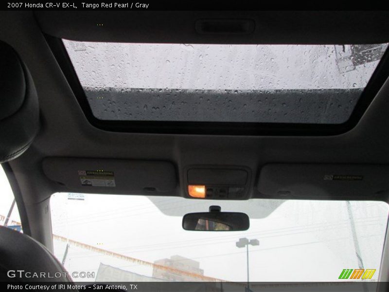 Tango Red Pearl / Gray 2007 Honda CR-V EX-L