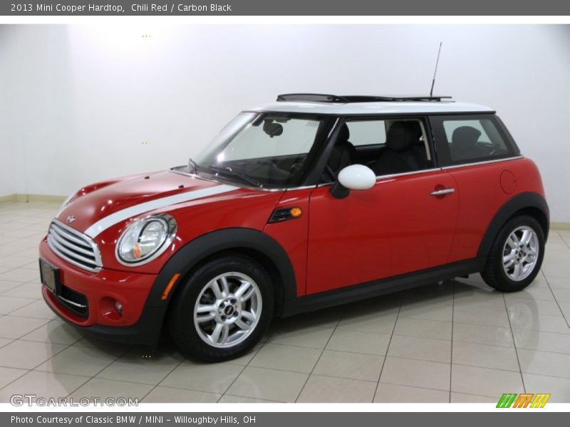 Chili Red / Carbon Black 2013 Mini Cooper Hardtop