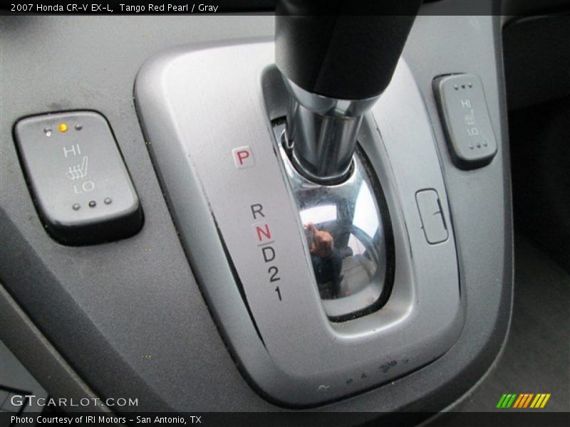 Tango Red Pearl / Gray 2007 Honda CR-V EX-L
