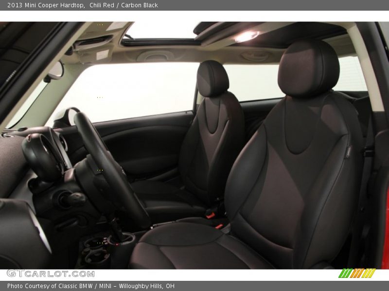 Chili Red / Carbon Black 2013 Mini Cooper Hardtop