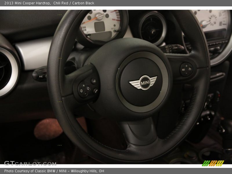 Chili Red / Carbon Black 2013 Mini Cooper Hardtop