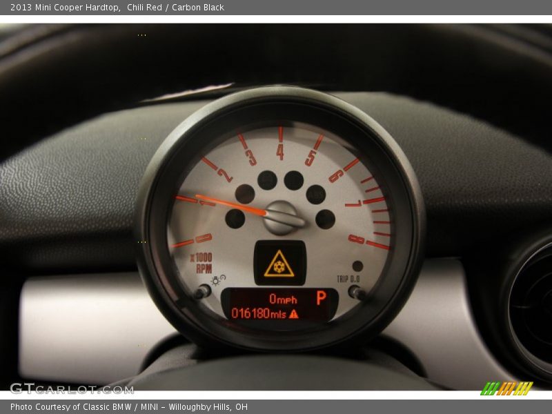Chili Red / Carbon Black 2013 Mini Cooper Hardtop