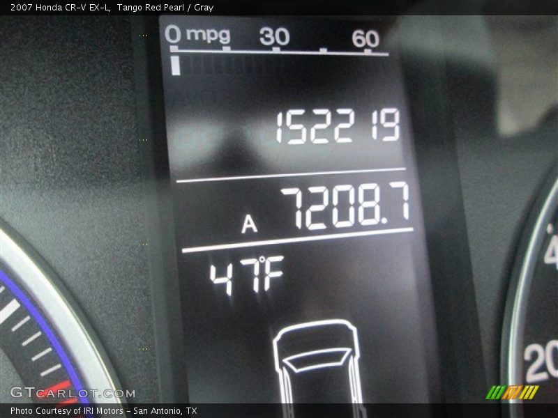 Tango Red Pearl / Gray 2007 Honda CR-V EX-L