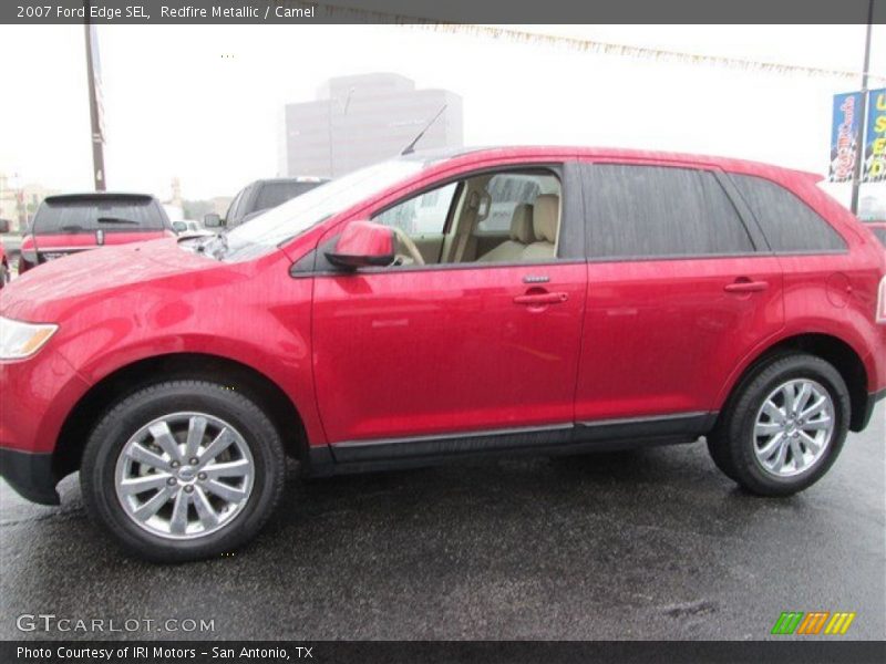 Redfire Metallic / Camel 2007 Ford Edge SEL
