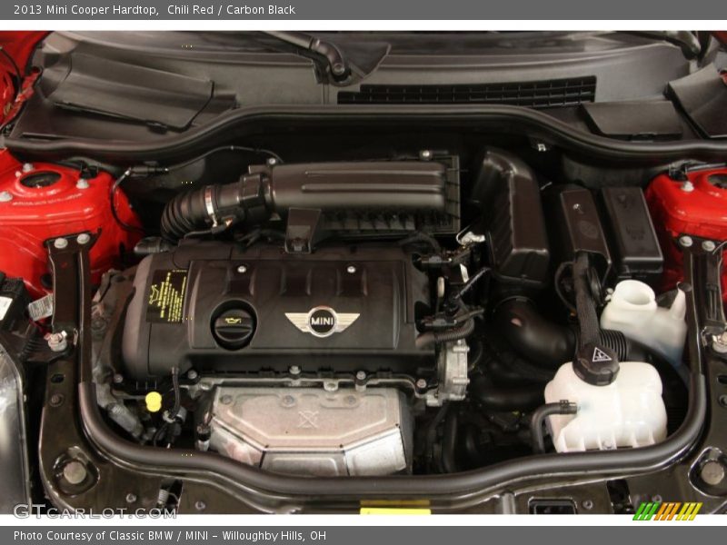Chili Red / Carbon Black 2013 Mini Cooper Hardtop