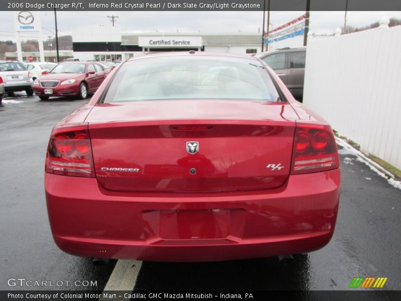 Inferno Red Crystal Pearl / Dark Slate Gray/Light Graystone 2006 Dodge Charger R/T