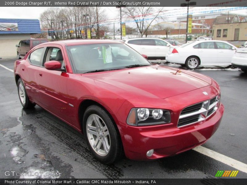 Inferno Red Crystal Pearl / Dark Slate Gray/Light Graystone 2006 Dodge Charger R/T