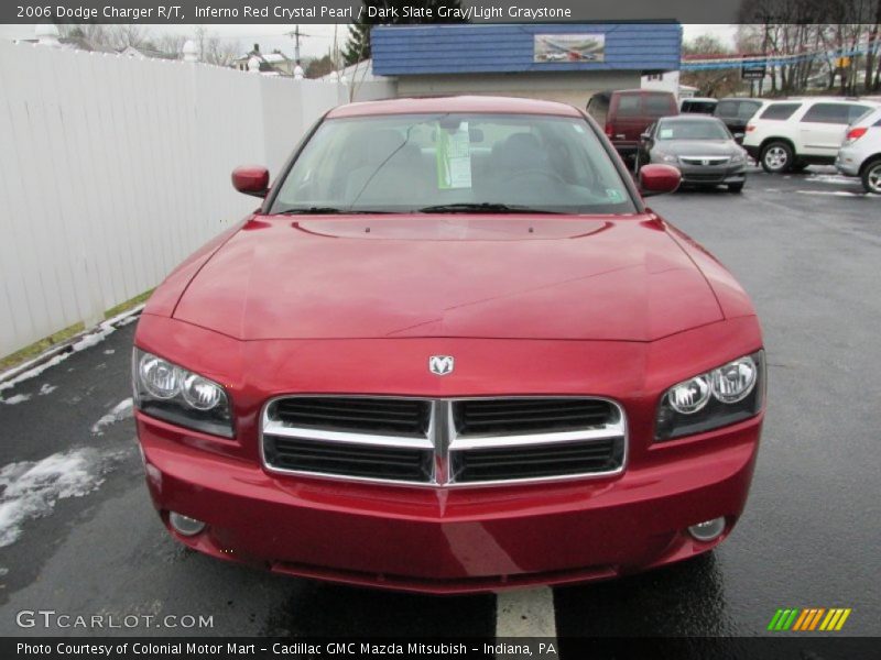 Inferno Red Crystal Pearl / Dark Slate Gray/Light Graystone 2006 Dodge Charger R/T