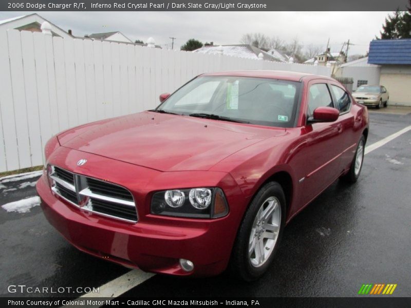 Inferno Red Crystal Pearl / Dark Slate Gray/Light Graystone 2006 Dodge Charger R/T