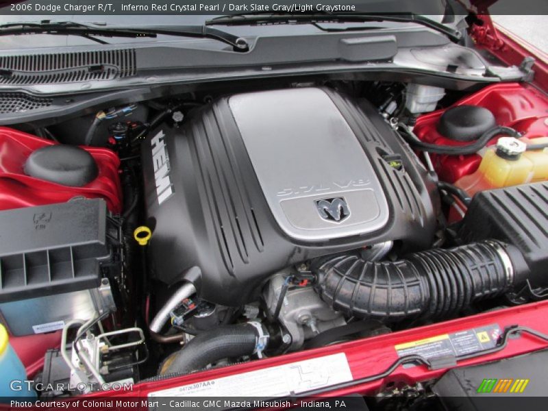 Inferno Red Crystal Pearl / Dark Slate Gray/Light Graystone 2006 Dodge Charger R/T