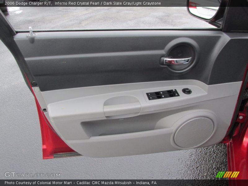 Inferno Red Crystal Pearl / Dark Slate Gray/Light Graystone 2006 Dodge Charger R/T