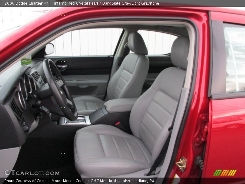 Inferno Red Crystal Pearl / Dark Slate Gray/Light Graystone 2006 Dodge Charger R/T