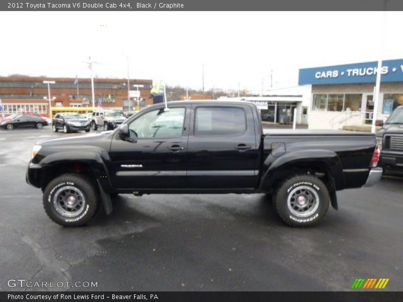 Black / Graphite 2012 Toyota Tacoma V6 Double Cab 4x4