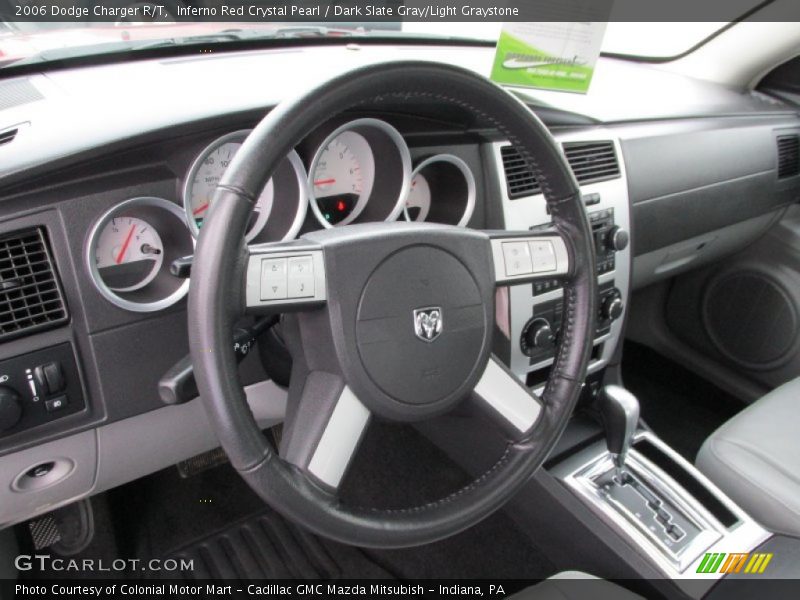 Inferno Red Crystal Pearl / Dark Slate Gray/Light Graystone 2006 Dodge Charger R/T