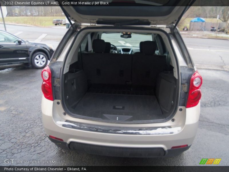 Gold Mist Metallic / Jet Black 2012 Chevrolet Equinox LT AWD