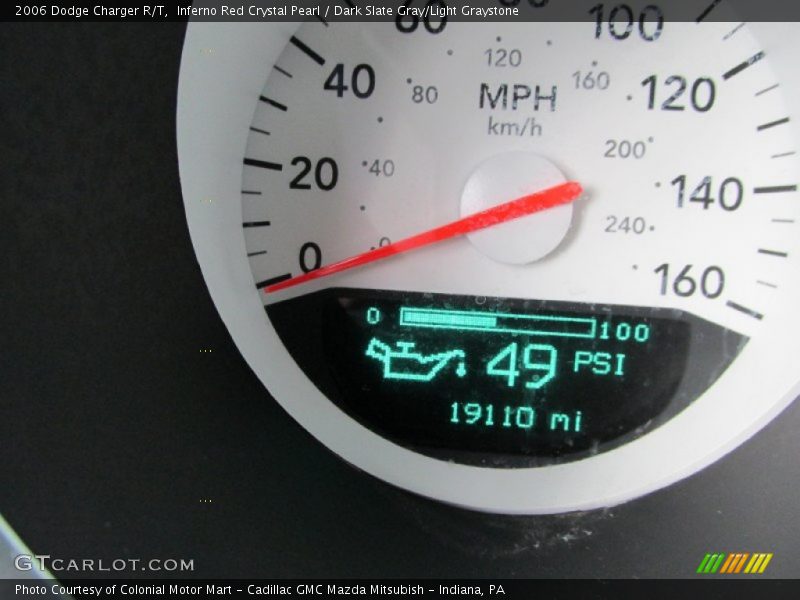 Inferno Red Crystal Pearl / Dark Slate Gray/Light Graystone 2006 Dodge Charger R/T