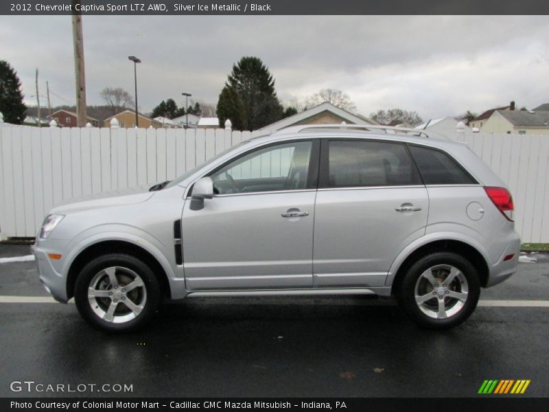 Silver Ice Metallic / Black 2012 Chevrolet Captiva Sport LTZ AWD