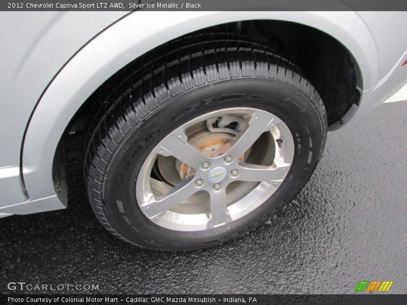 Silver Ice Metallic / Black 2012 Chevrolet Captiva Sport LTZ AWD