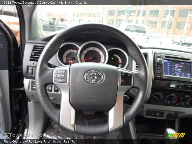 Black / Graphite 2012 Toyota Tacoma V6 Double Cab 4x4