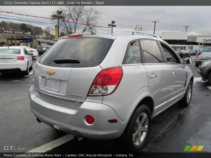Silver Ice Metallic / Black 2012 Chevrolet Captiva Sport LTZ AWD