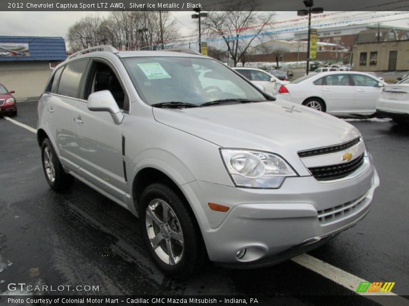 Silver Ice Metallic / Black 2012 Chevrolet Captiva Sport LTZ AWD