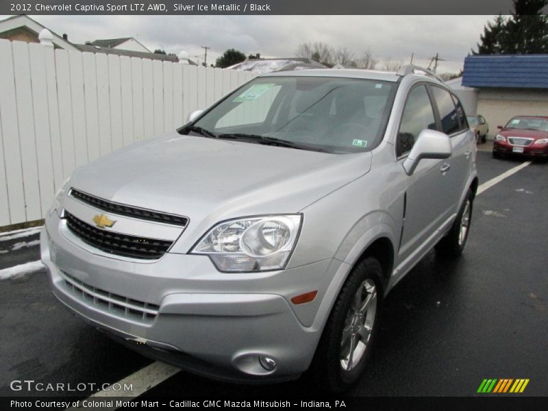 Silver Ice Metallic / Black 2012 Chevrolet Captiva Sport LTZ AWD
