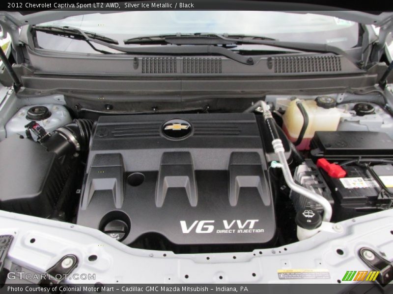 Silver Ice Metallic / Black 2012 Chevrolet Captiva Sport LTZ AWD