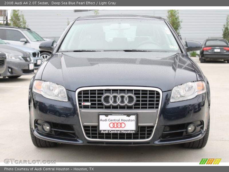 Deep Sea Blue Pearl Effect / Light Gray 2008 Audi A4 2.0T Sedan