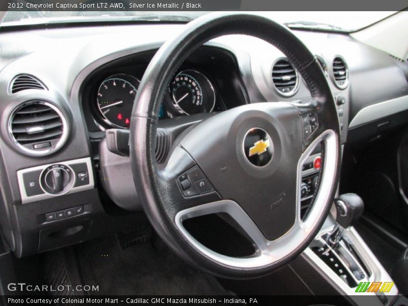 Silver Ice Metallic / Black 2012 Chevrolet Captiva Sport LTZ AWD