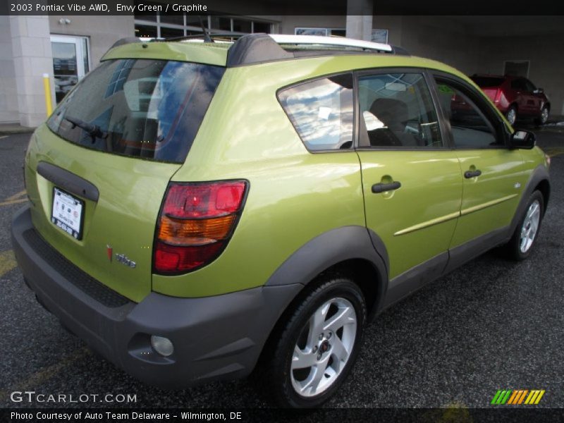 Envy Green / Graphite 2003 Pontiac Vibe AWD