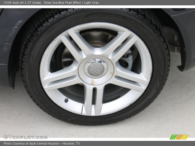 Deep Sea Blue Pearl Effect / Light Gray 2008 Audi A4 2.0T Sedan