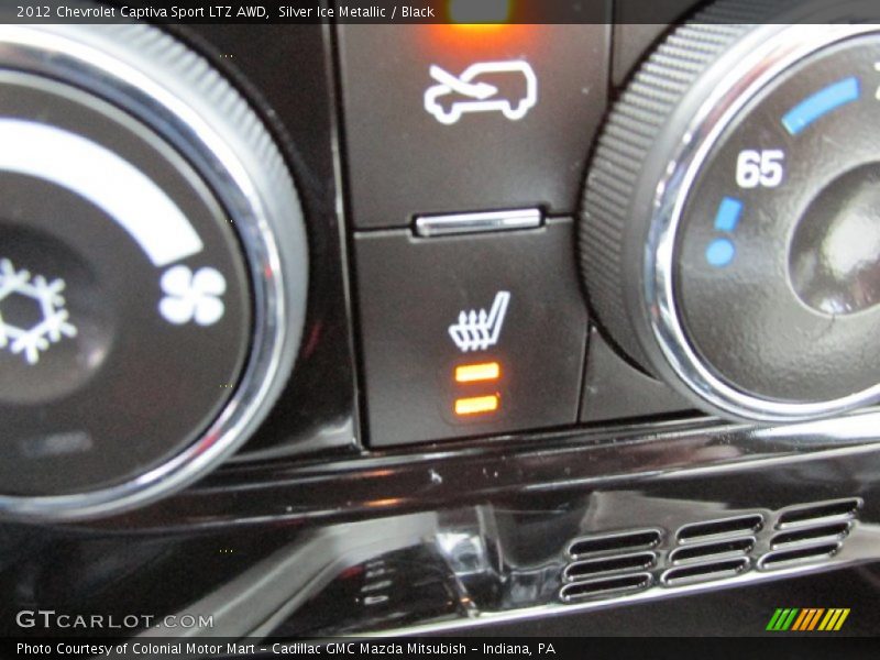 Silver Ice Metallic / Black 2012 Chevrolet Captiva Sport LTZ AWD