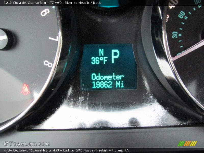 Silver Ice Metallic / Black 2012 Chevrolet Captiva Sport LTZ AWD