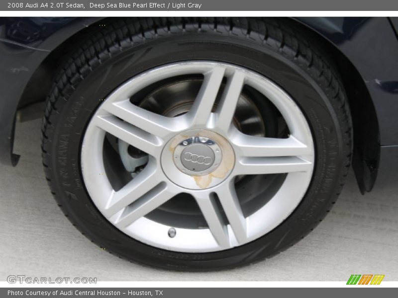Deep Sea Blue Pearl Effect / Light Gray 2008 Audi A4 2.0T Sedan