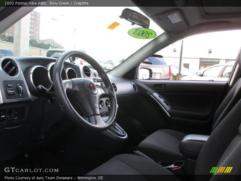 Envy Green / Graphite 2003 Pontiac Vibe AWD
