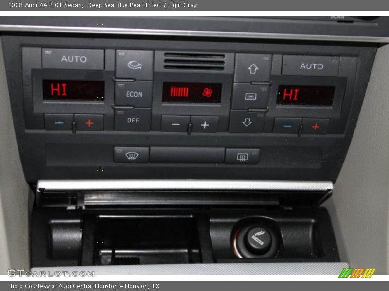 Deep Sea Blue Pearl Effect / Light Gray 2008 Audi A4 2.0T Sedan