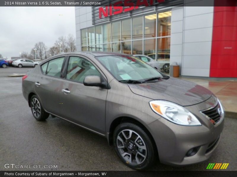 Titanium / Sandstone 2014 Nissan Versa 1.6 SL Sedan