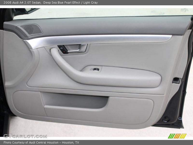 Deep Sea Blue Pearl Effect / Light Gray 2008 Audi A4 2.0T Sedan