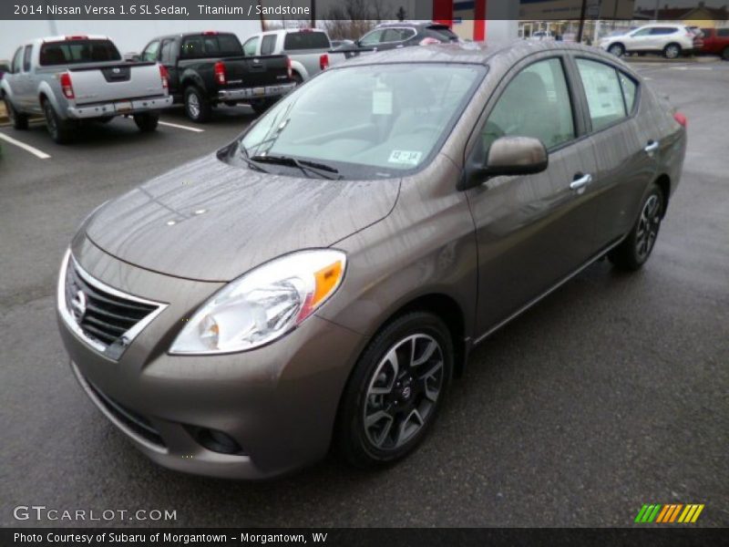 Titanium / Sandstone 2014 Nissan Versa 1.6 SL Sedan
