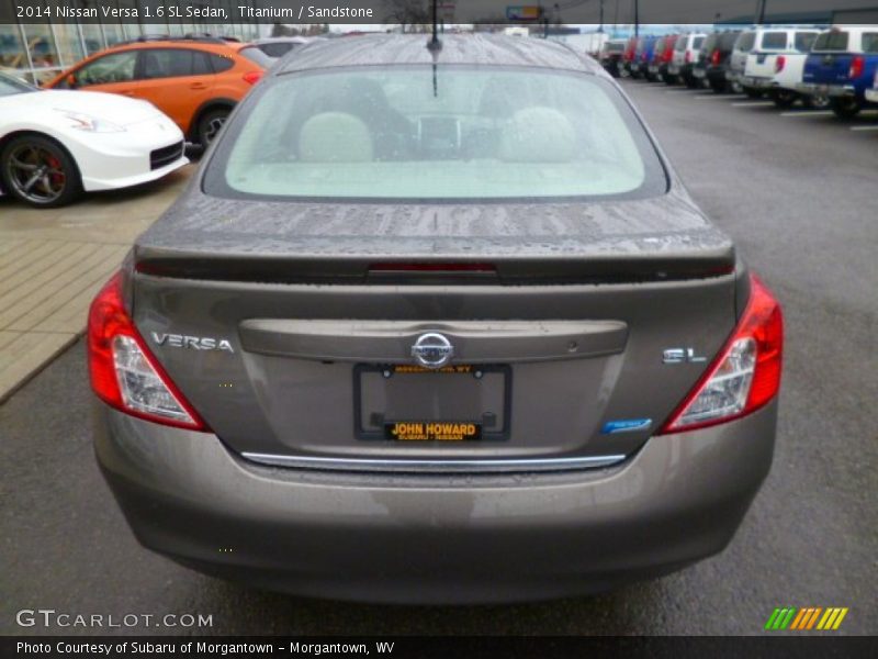 Titanium / Sandstone 2014 Nissan Versa 1.6 SL Sedan