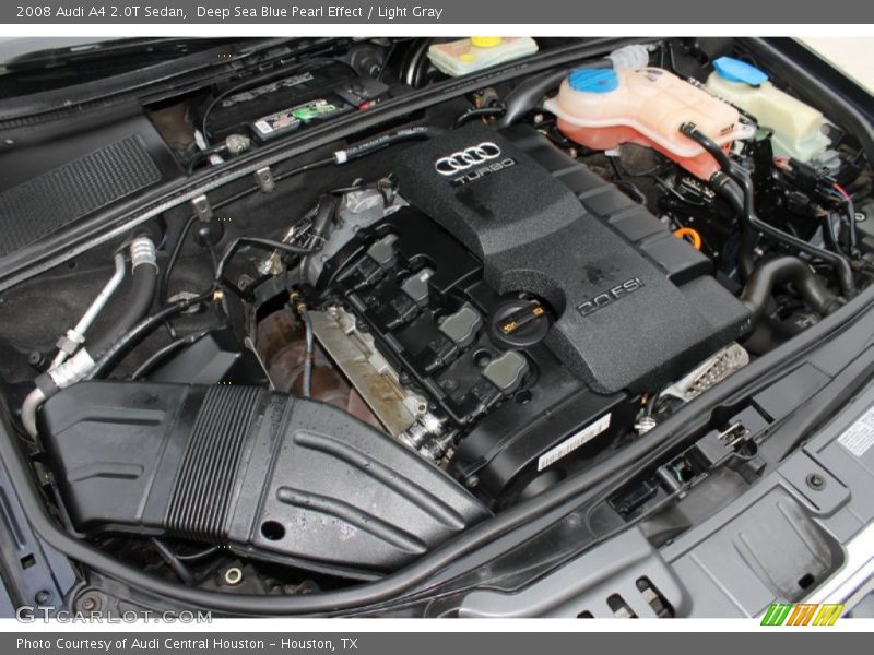 Deep Sea Blue Pearl Effect / Light Gray 2008 Audi A4 2.0T Sedan