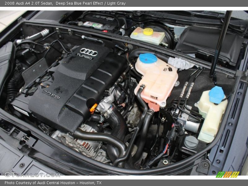 Deep Sea Blue Pearl Effect / Light Gray 2008 Audi A4 2.0T Sedan