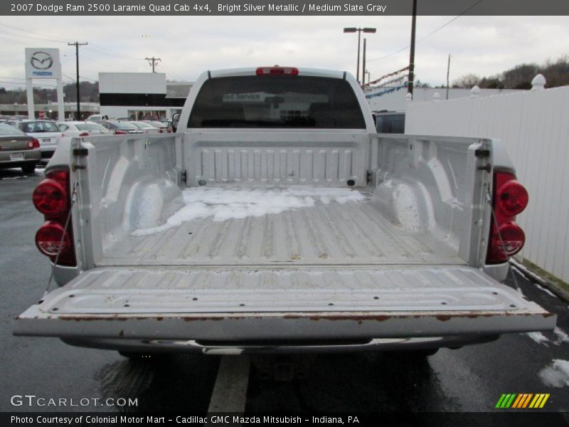 Bright Silver Metallic / Medium Slate Gray 2007 Dodge Ram 2500 Laramie Quad Cab 4x4