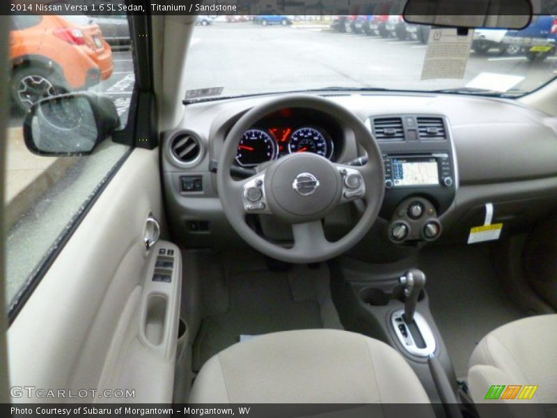 Titanium / Sandstone 2014 Nissan Versa 1.6 SL Sedan