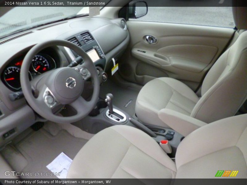 Titanium / Sandstone 2014 Nissan Versa 1.6 SL Sedan