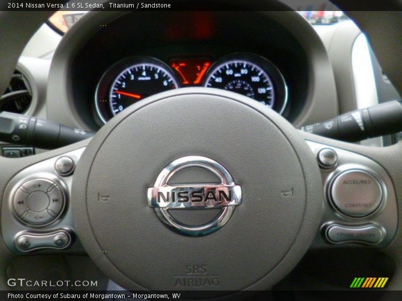 Titanium / Sandstone 2014 Nissan Versa 1.6 SL Sedan