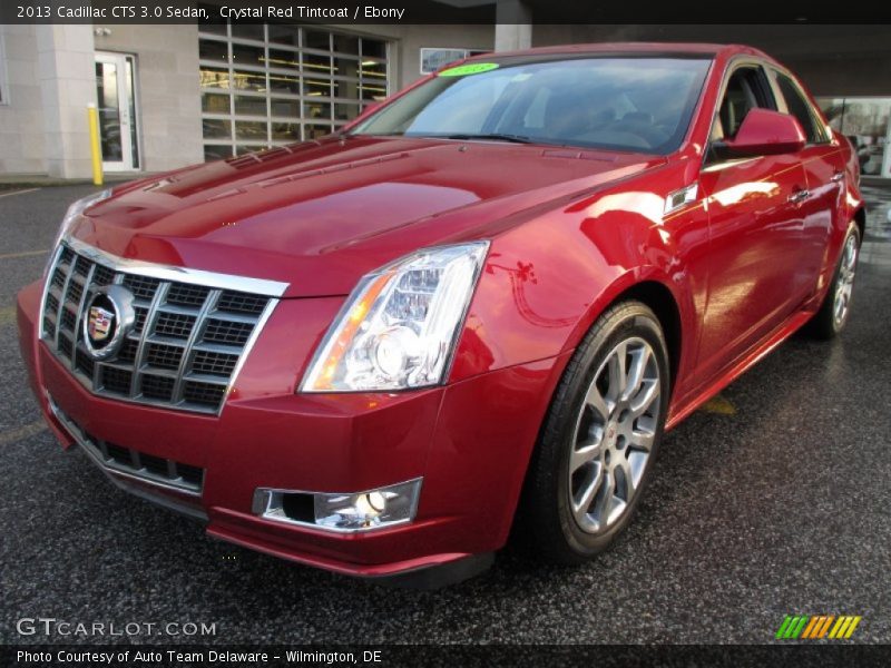 Front 3/4 View of 2013 CTS 3.0 Sedan