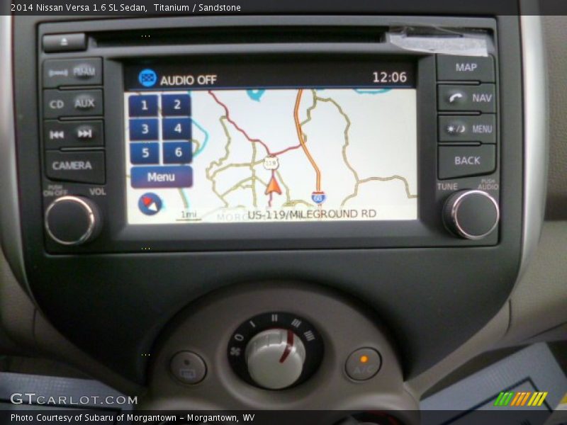 Titanium / Sandstone 2014 Nissan Versa 1.6 SL Sedan