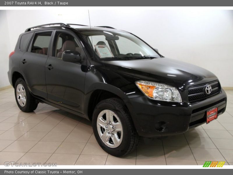 Black / Taupe 2007 Toyota RAV4 I4
