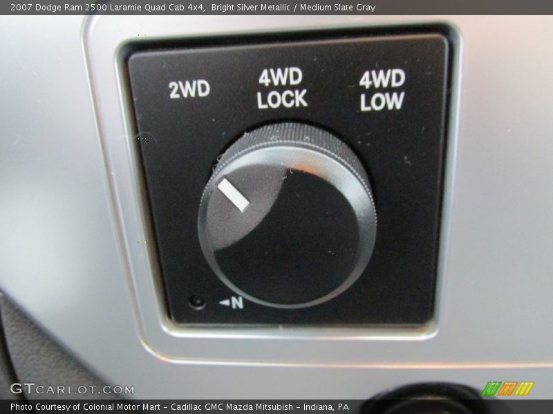 Bright Silver Metallic / Medium Slate Gray 2007 Dodge Ram 2500 Laramie Quad Cab 4x4